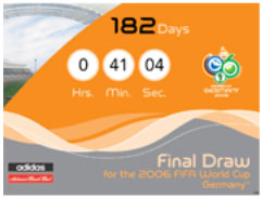 Countdown (by Rakete) zum Final Draw