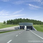 Ein Tunnel - 3D-Visualisierung